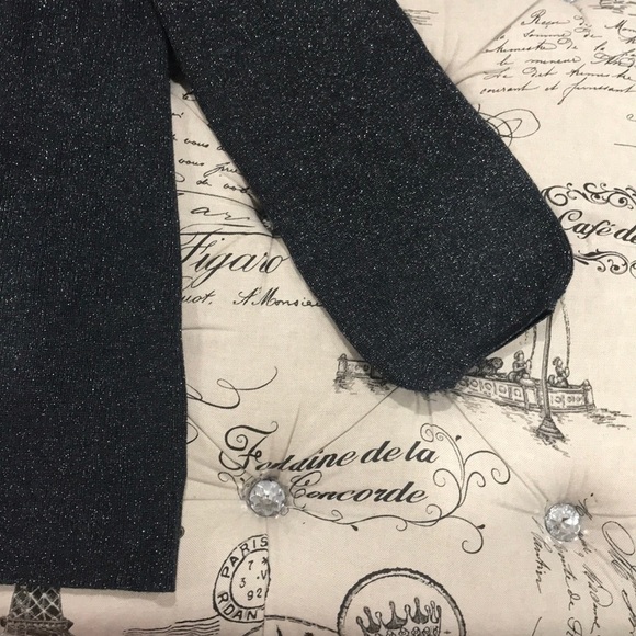 🎁 Eileen Fisher MetallicDetail Wool Blend Cardigan - Picture 9 of 10